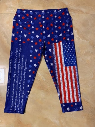 First Amendment leggings with pockets