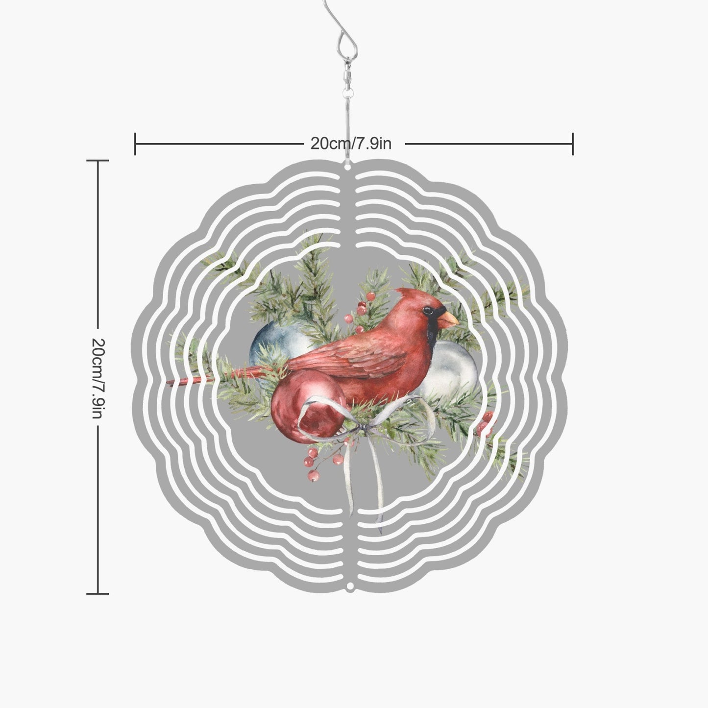 Cardinal Flower Wind Spinner