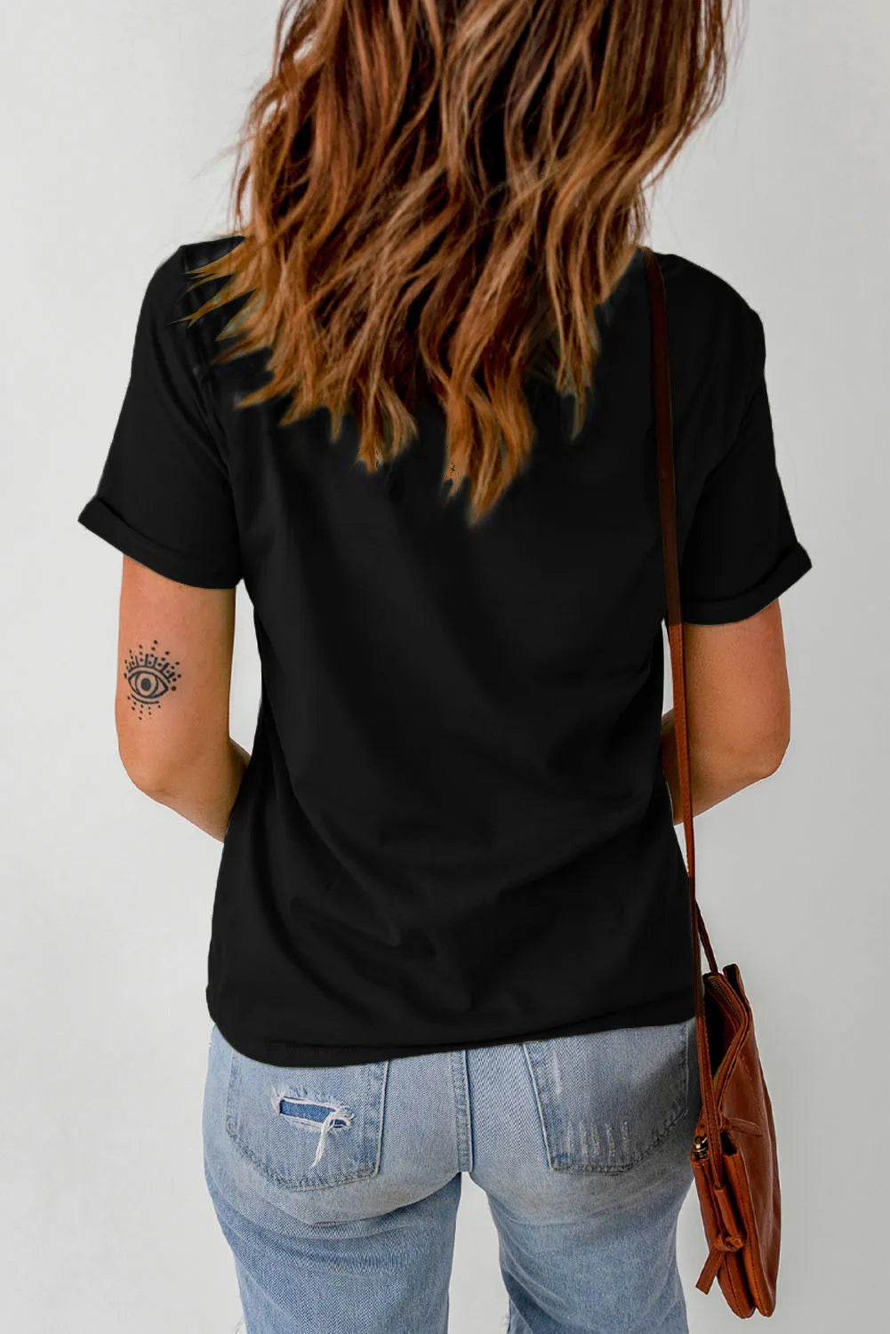 Graphic Round Neck Short Sleeve T-Shirt