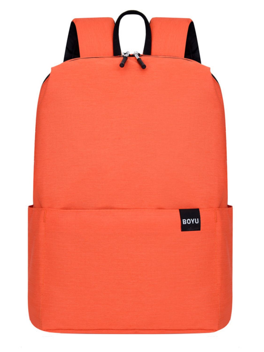 Solid Color Nylon Backpack Bag