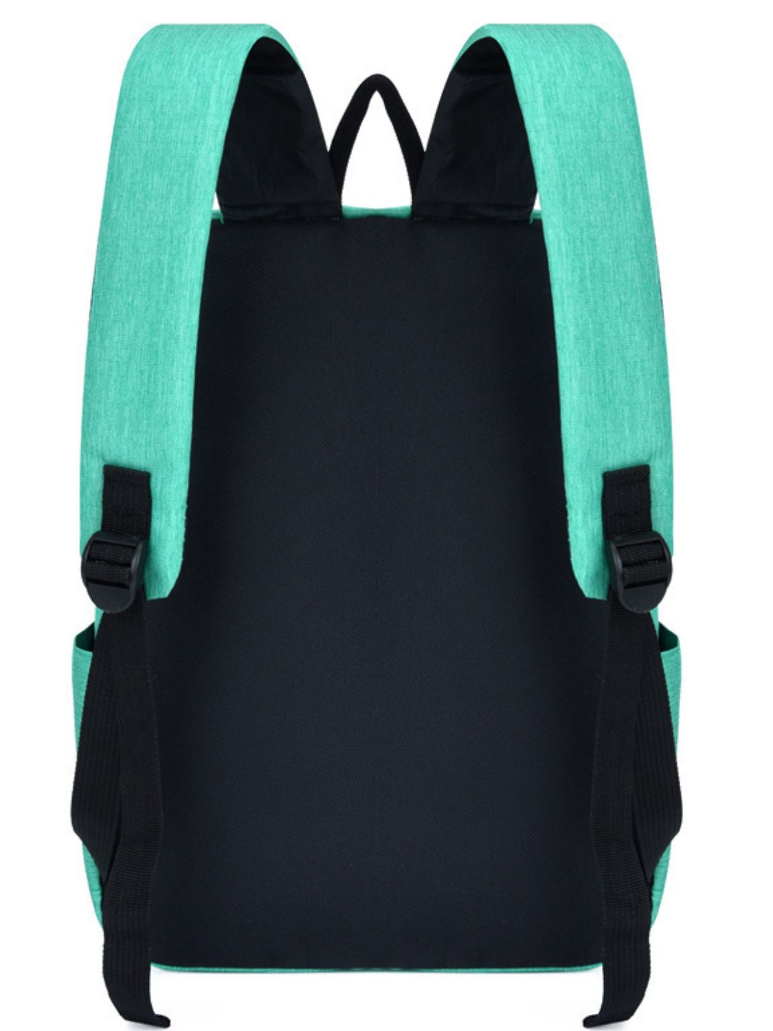 Solid Color Nylon Backpack Bag