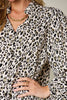 Double Take Full Size Leopard Long Sleeve Blouse