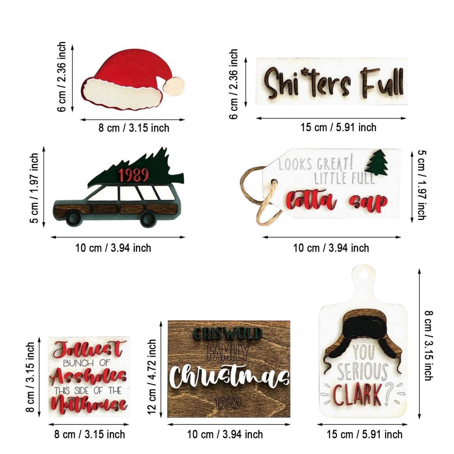 Vacation cottage plaques