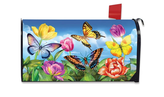 Butterflies mailbox cover