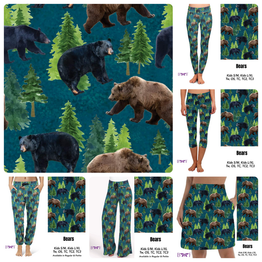 Bears leggings and joggers with pockets