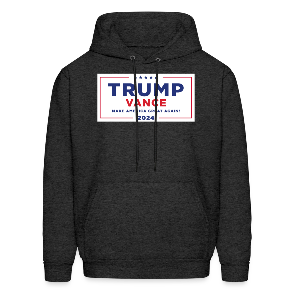 Political Hoodie - charcoal grey