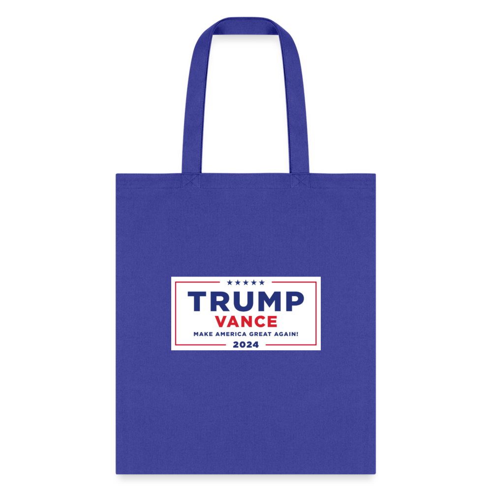 Political Tote Bag - royal blue