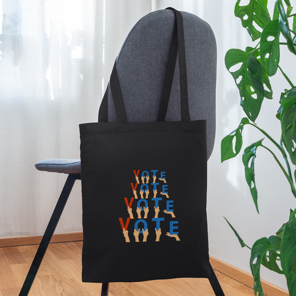 Vote Tote Bag - black