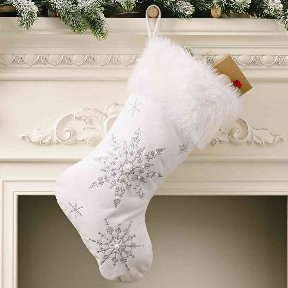 Snowflake Christmas Stocking