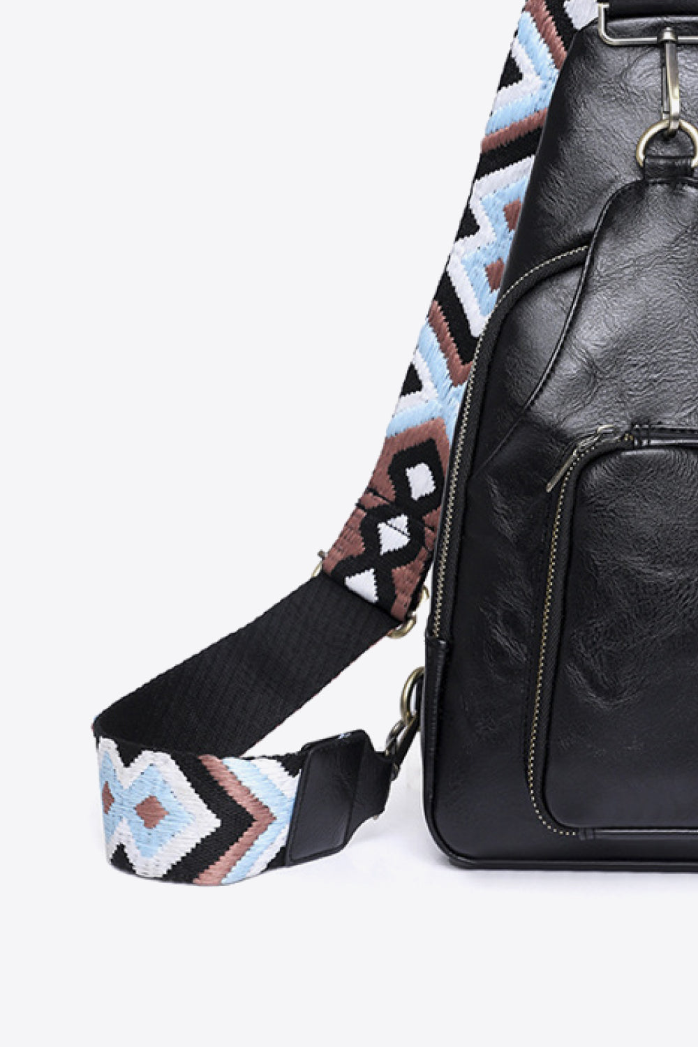 Take A Trip PU Leather Sling Bag