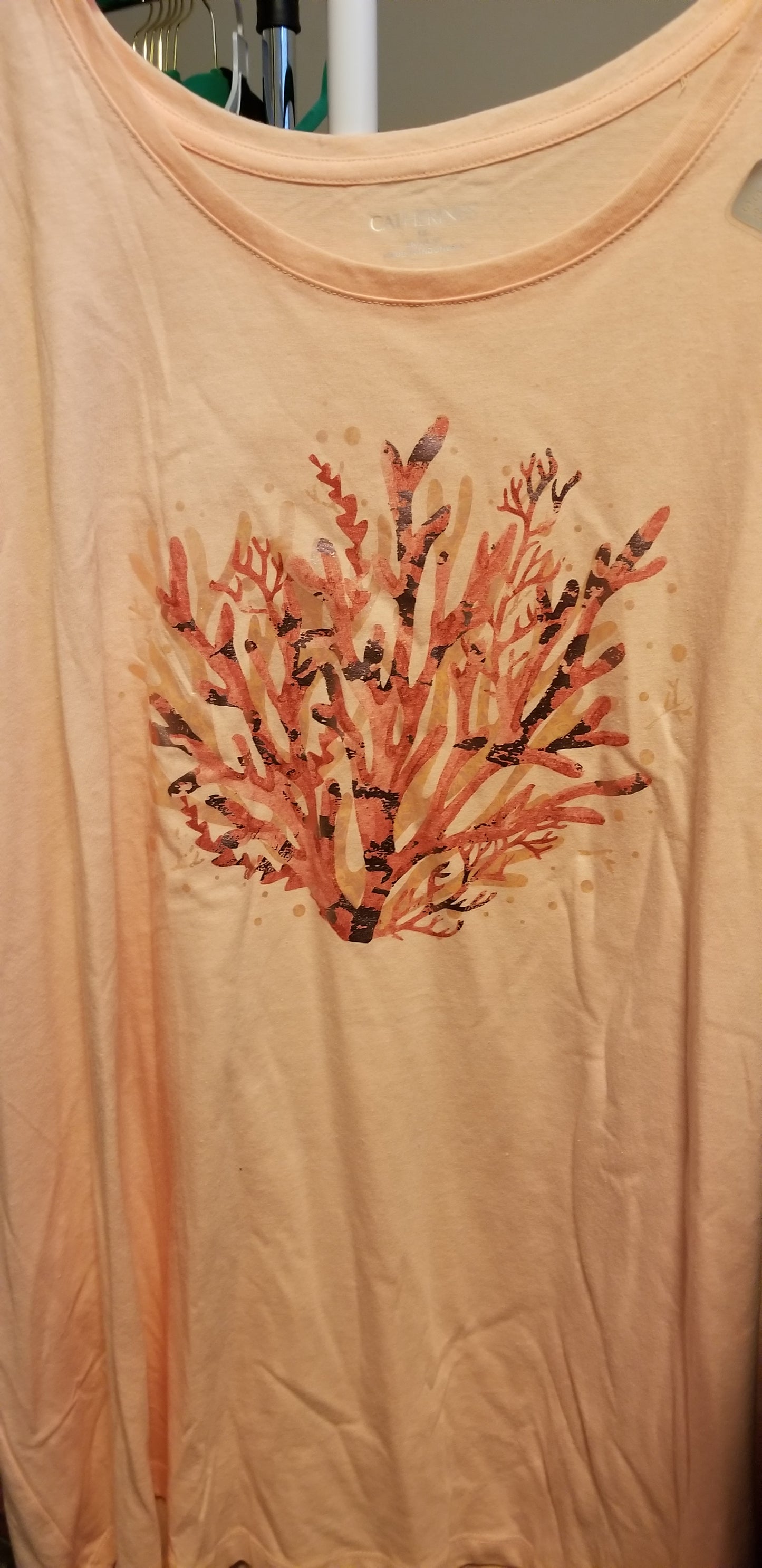 Coral Reef Short Sleeve Tee (Size 3x and 6x) - Keene's