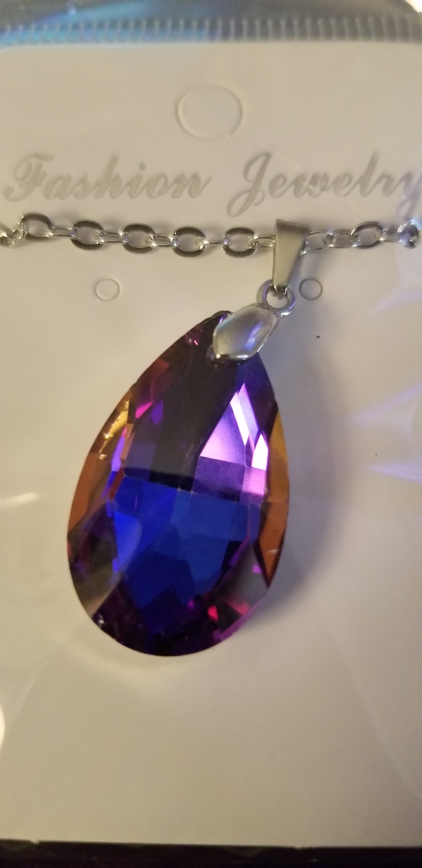 Tear Drop Shaped Necklace - Keene's