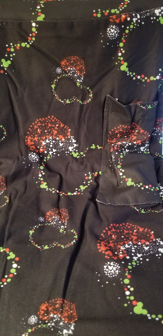 Christmas Mouse Ears Leggings With Pockets - PS ONLY
