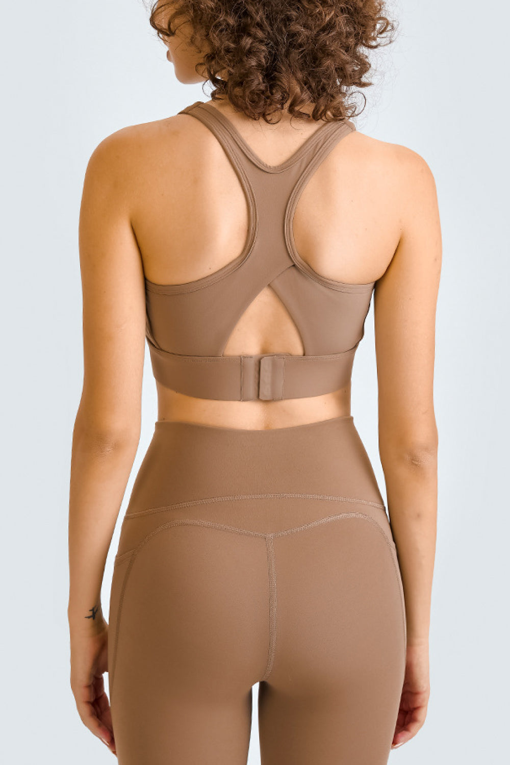 Cross Back Yoga Crop Top - Keene's