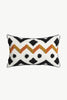 Geometric Embroidered Decorative Throw Pillow Case