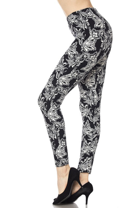 Midnight Flowers OS Legging - Keene's