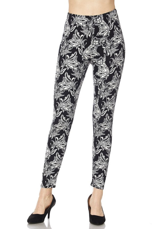 Midnight Flowers OS Legging - Keene's