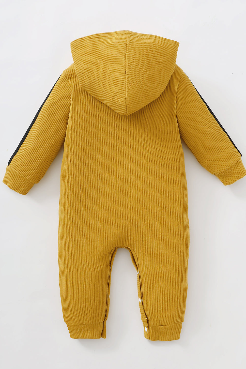 Baby Waffle Knit Hooded Jumpsuit - Keene's
