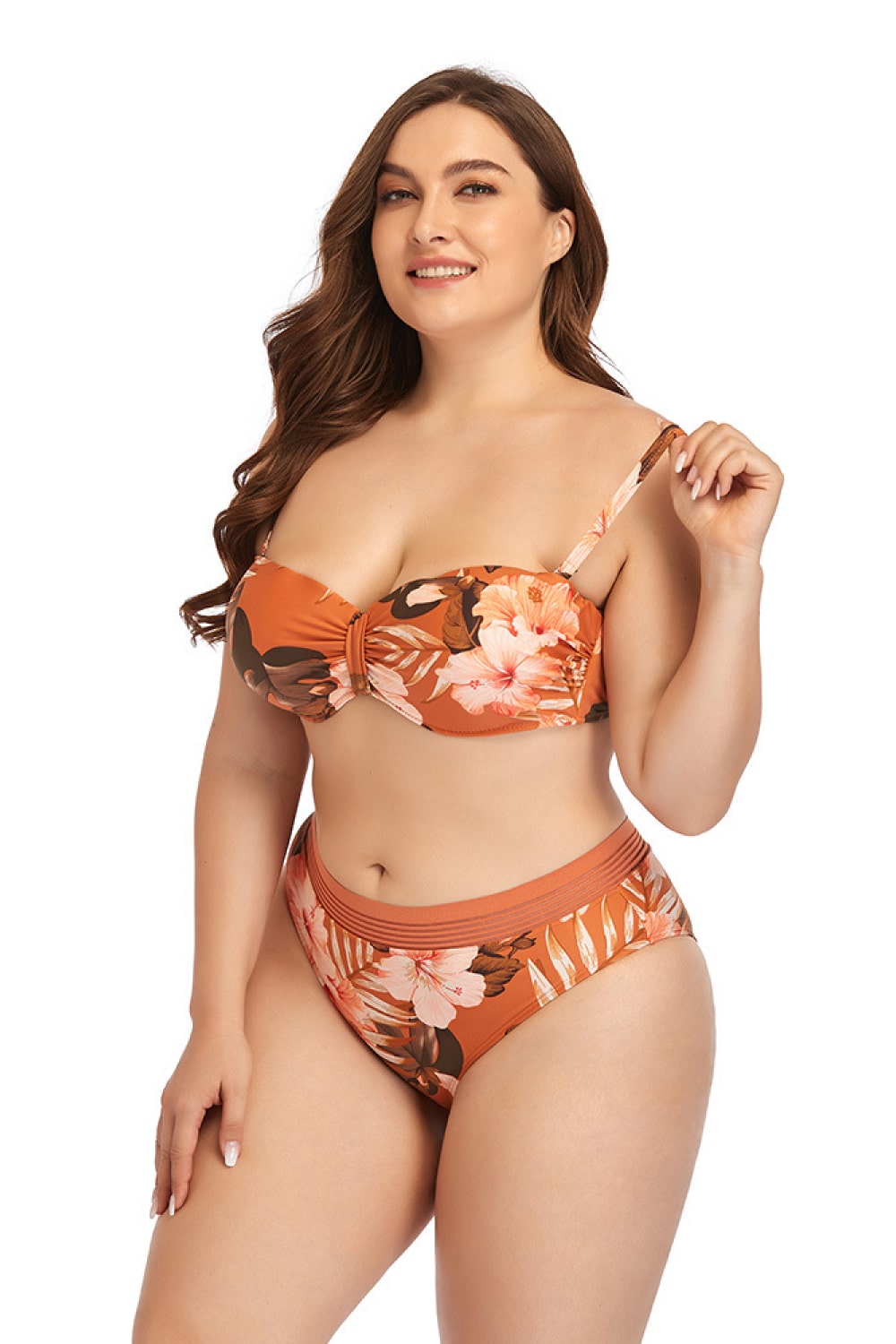 Floral Tie-Back Two-Piece Bikini Set - Keene's