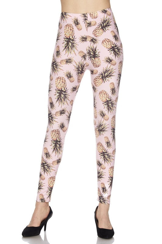 Summer Pineapple PS Legging - Keene's