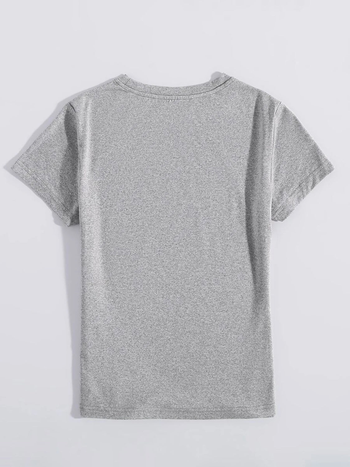 Rabbit Round Neck Short Sleeve T-Shirt