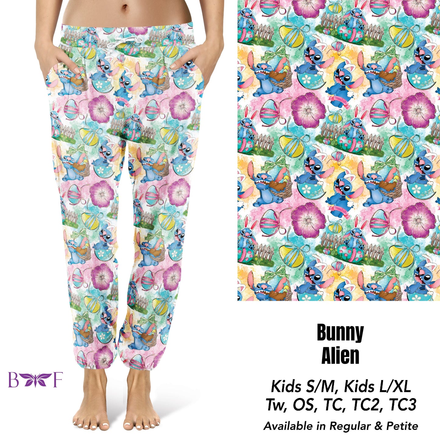 Bunny Alien Capris with pockets