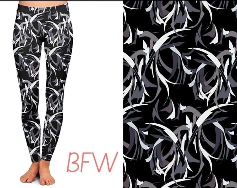 Swirls capris and shorts with pockets