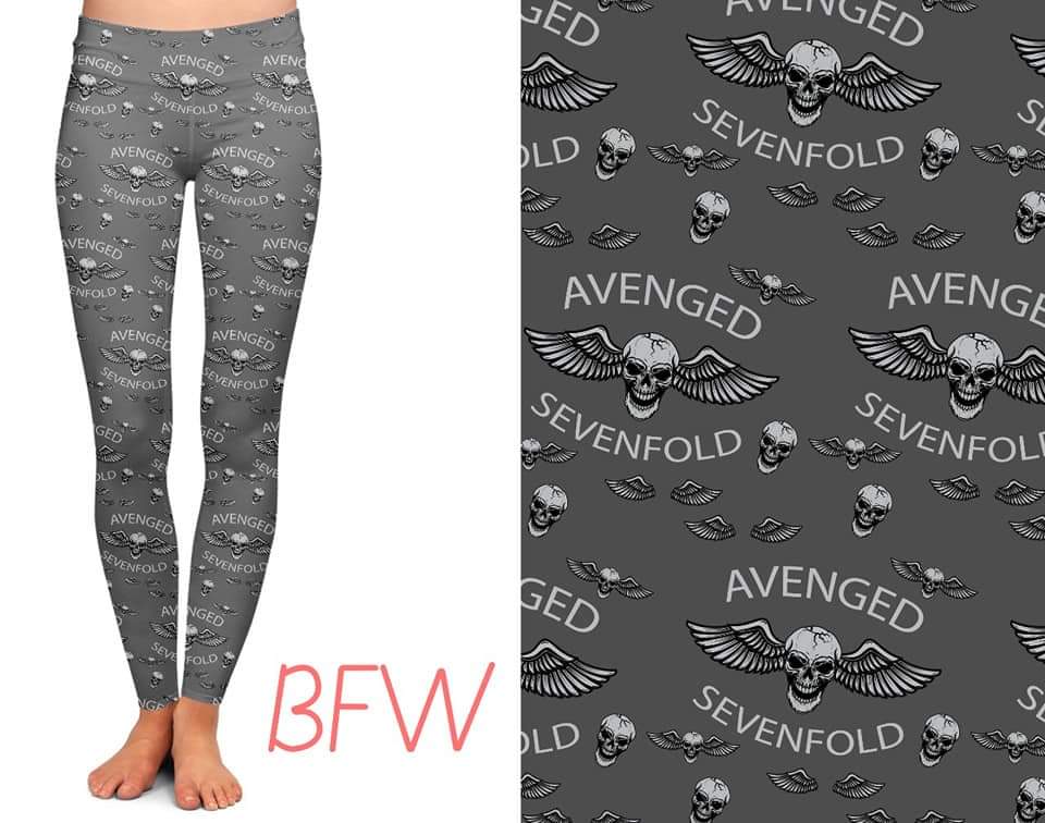 Avenged leggings and capris with pockets