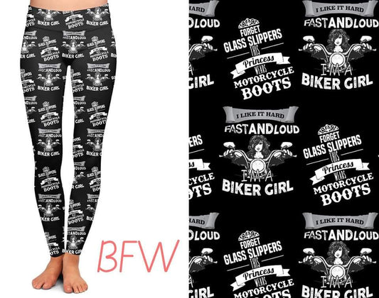 Biker Girl leggings and capris with pockets