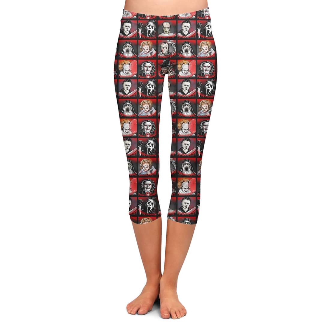 Horror Friends Leggings w/pockets ext plus only