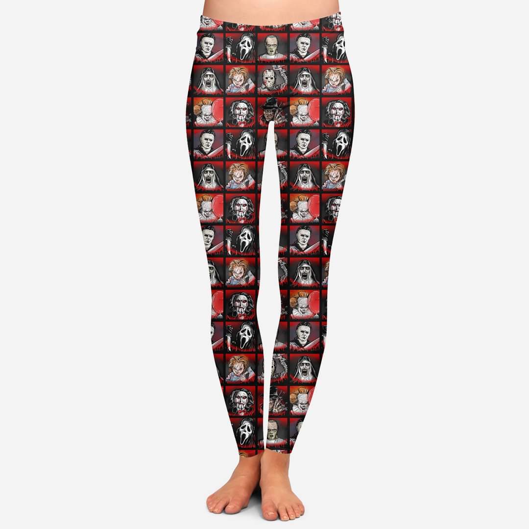 Horror Friends Leggings w/pockets ext plus only