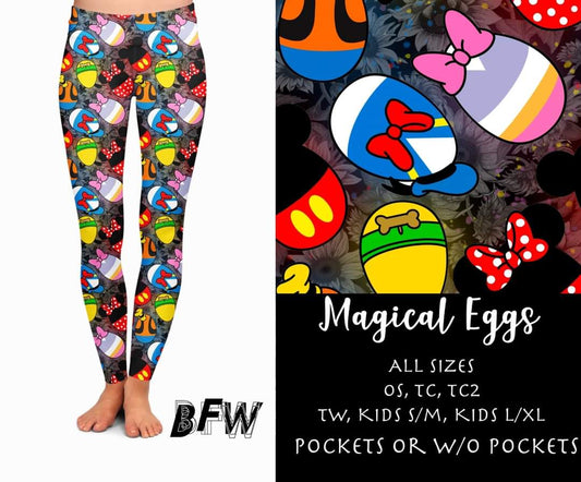 Magical Egg leggings capris joggers and loungers kids and adults