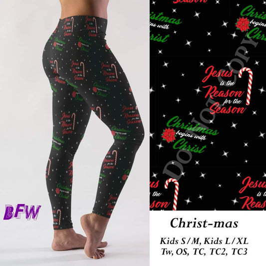 Christ-mas skirted leggings with pockets