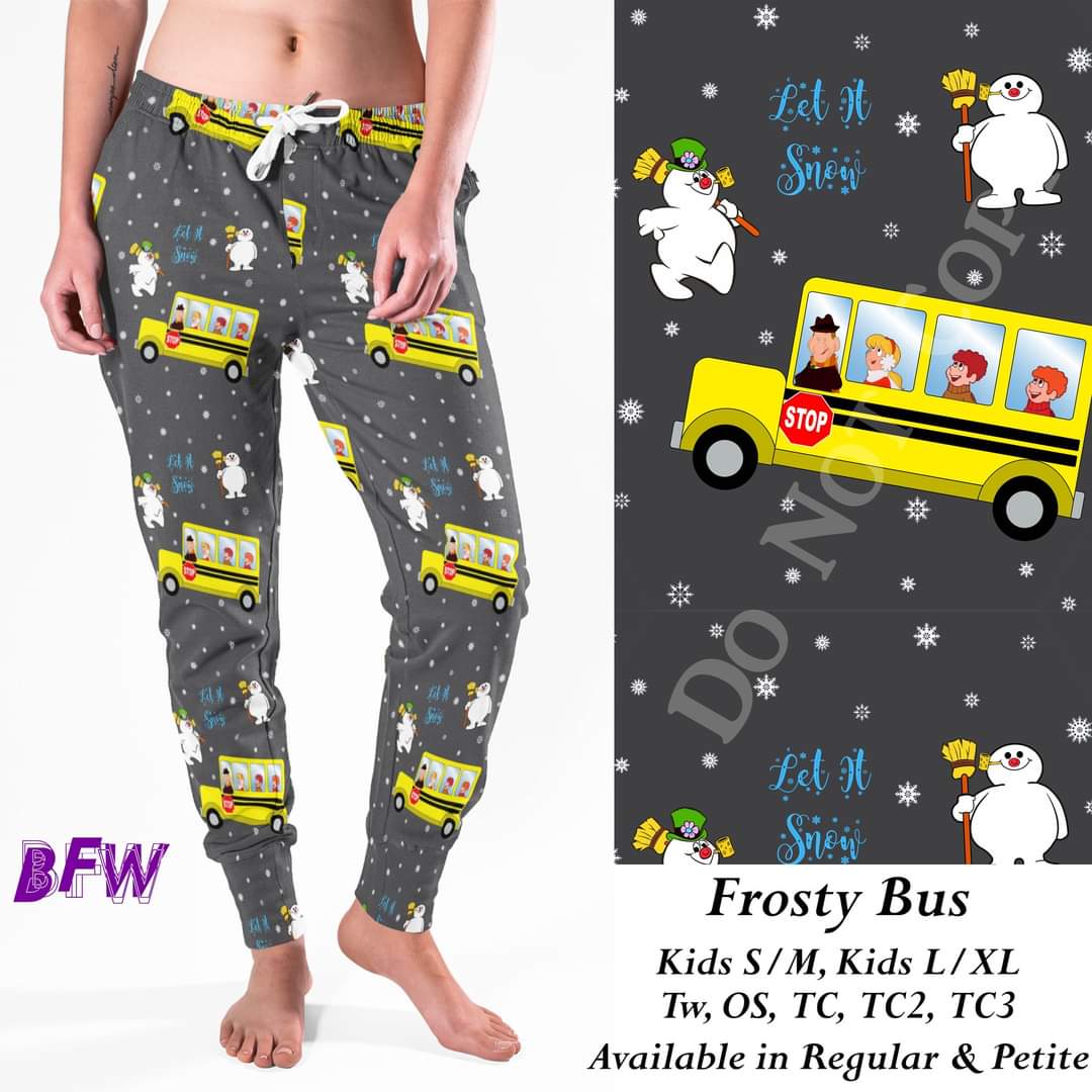 Frosty bus leggings, loungers and joggers