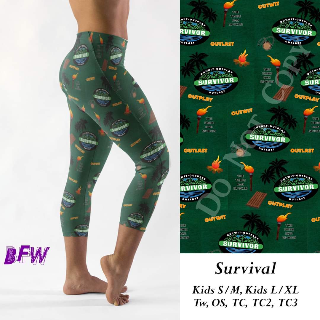 Survivor Leggings, and unisex loungers with pockets