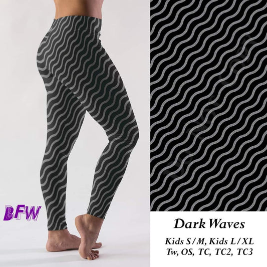 Dark Waves Capris and Loungers