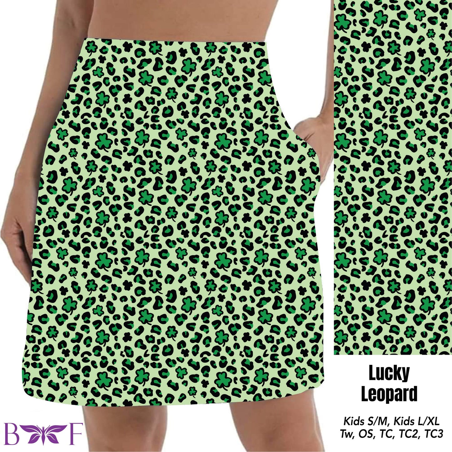 Lucky Leopard Skort