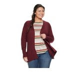 Medium Brick Long Sleeve Cardigan - 4X - Keene's