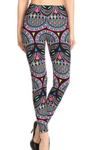 Kids Stained Glass Legging - Keene's