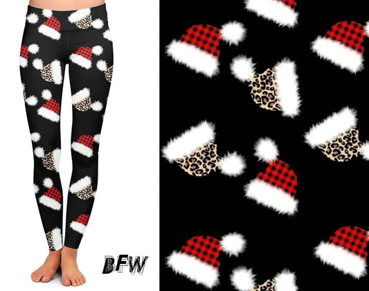 Santa Hat Lounge Pants with pockets