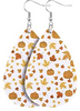 Fall Earrings - Small Leaves and Pumpkins - Keene's