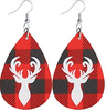 Plaid Deer Earrings - Keene's