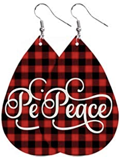 Peace Christmas Earrings - Keene's