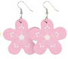 Earrings Flower Pink - Keene's