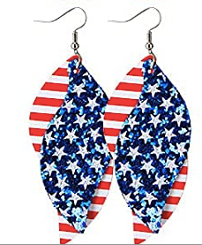 America Earrings (23 Different Designs) - Keene's