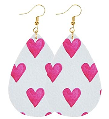 Pink Hearts Earring - Keene's