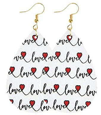 Love Red Hearts Earring - Keene's