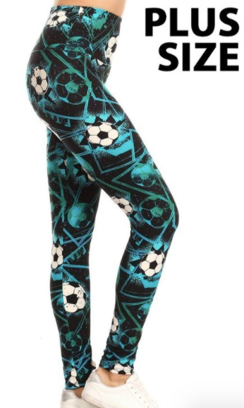Soccer Plus Size Legging - Keene's
