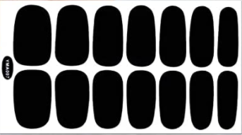 Black Nail Wrap - Keene's