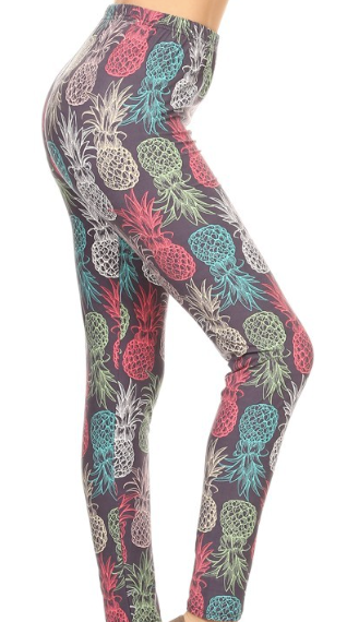 Color Pineapples Legging OS LDR-R810_FR